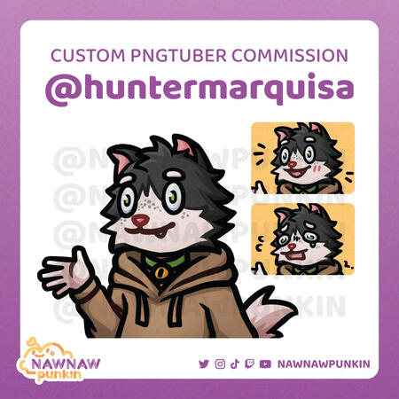 @huntermarquisa Furry Chibi PNGTuber 1 @huntermarquisa Furry Chibi PNGTuber 1